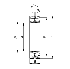 {(dio)ĝLS 23132-E1-K-TVPB, (j) DIN 635-2 ˜ʵҪߴ, FףF 1:12