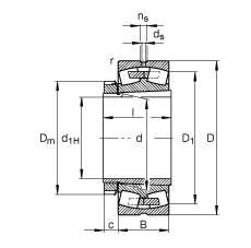 {(dio)ĝLS 22352-K-MB + H2352X, (j) DIN 635-2 (bio)(zhn)Ҫߴ, F׺;o