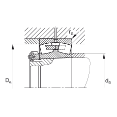 {ĝLS 230/630-B-K-MB,  DIN 635-2 ˜ʵҪߴ, FF 1:12