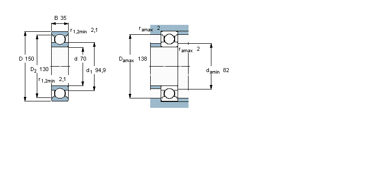 SKF S, ڸߜصS, m6314-2Z/VA208ӱD