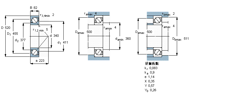 SKF ǽ|S, 71968ACMBӱD