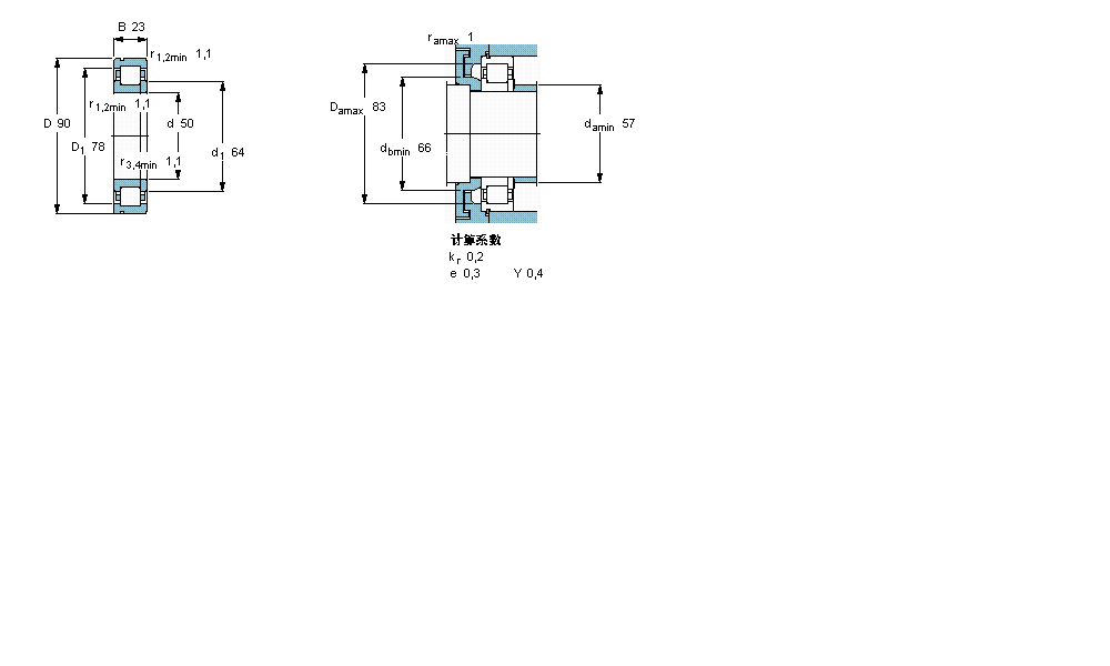 SKF ALS, , NUP OӋNUP2210ECMLӱD