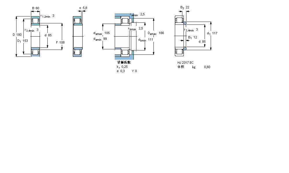 SKF ALS, , NU O(sh)Ӌ(j)NU2317ECMLӱD