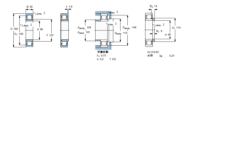 SKF ALS, , NJ O(sh)Ӌ(j)NJ218ECPӱD