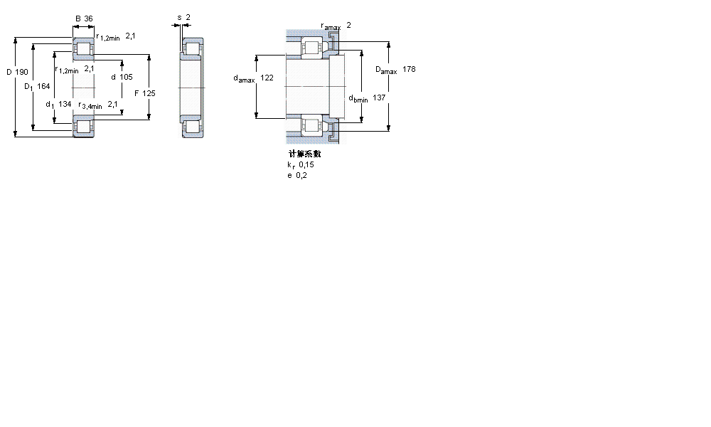 SKF ALS, , NJ OӋNJ221ECMLӱD