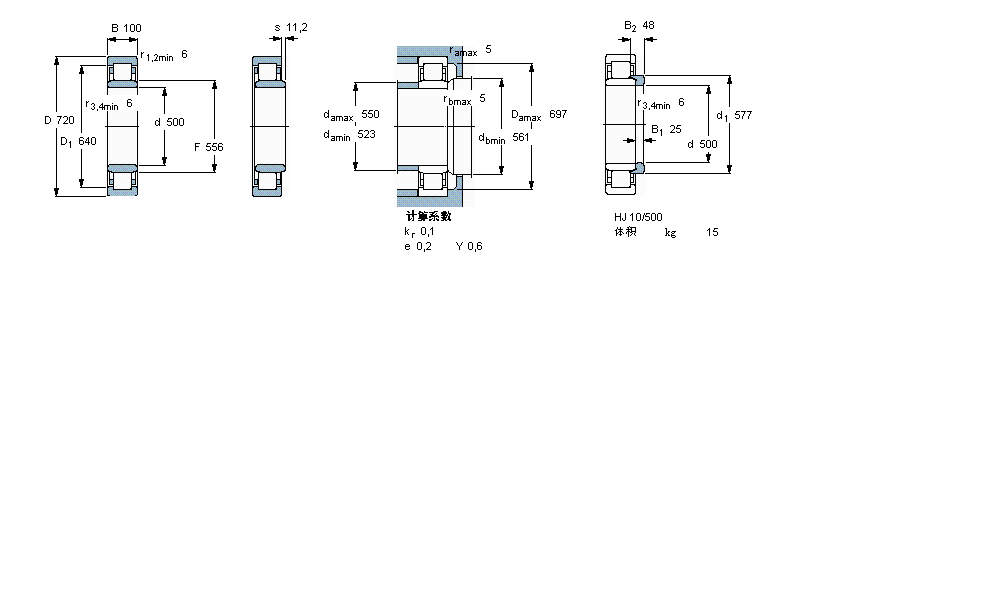 SKF ALS, , NJ O(sh)Ӌ(j)NJ39/500ECMAӱD