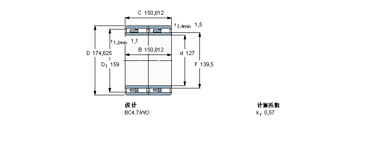 SKF ALS, , BC4T.7, AF̓(ni), L(ni)ȦBC4B319768ӱD