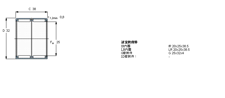 SKF LS, _Ȧ, ]ʽβ, o(w)ܷBK2538ӱD