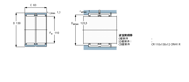 SKF LS, mo(ni)Ȧ, oܷNK110/40ӱD