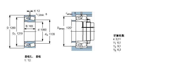 SKF LS, A͈AF, AF̓ȿ, oܷ241/1000ECAK30F/W33ӱD