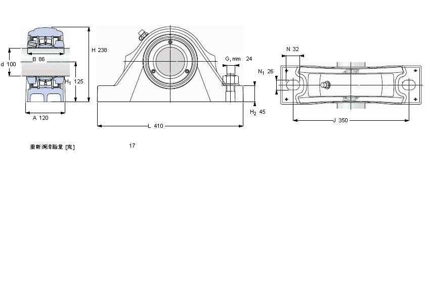SKF LSʽSԪ, SKF ConCentra, non-locating units, relubrication-free (double-lip seals)SYNT90LWӱD