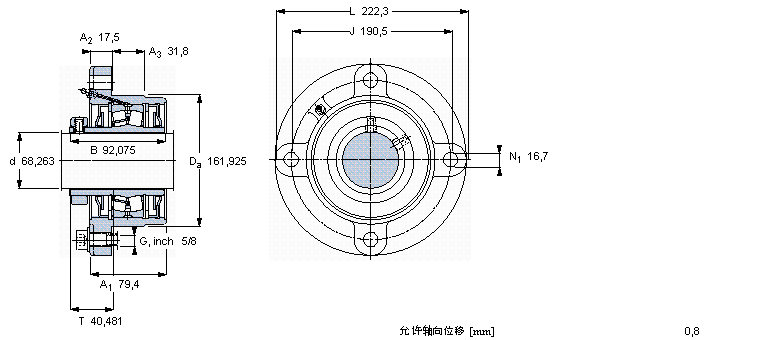 SKF mĝLSІԪ, i׺ͲӢƵS, locating units, radial shaft sealsFYRP2.11/16H-3ӱD